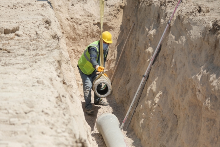 ÇİFTELER'E YENİ KANALİZASYON ALTYAPISI