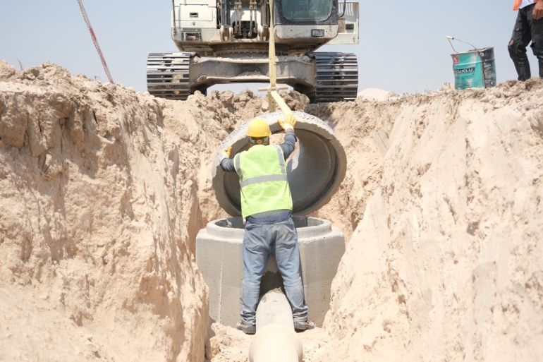 ÇİFTELER'E YENİ KANALİZASYON ALTYAPISI
