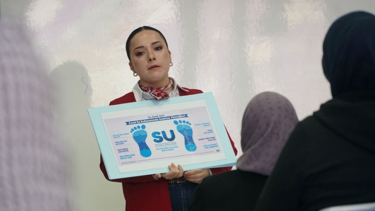 SU TASARRUFU BİLİNCİ KADINLARLA YAYGINLAŞIYOR