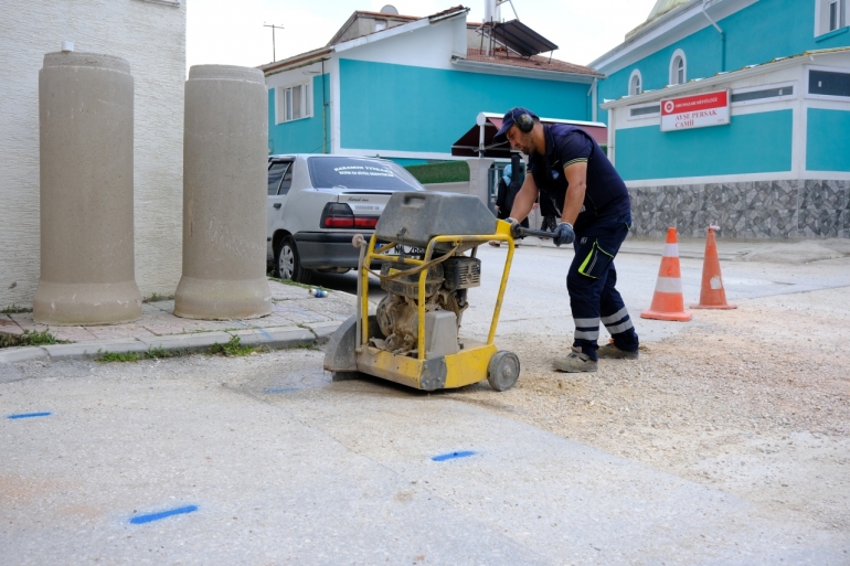 AÇIKALIN SOKAK'TA ALTYAPI ÇALIŞMASI TAMAMLANDI