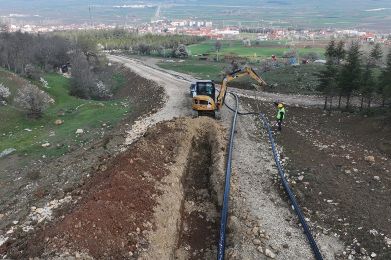 İNÖNÜ'DE İÇME SUYU ALTYAPISINA GÜÇLÜ YATIRIM