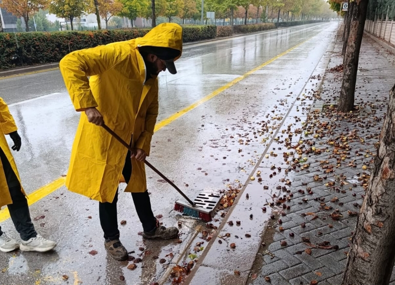 ESKİ, OLUMSUZ HAVA KOŞULLARINA KARŞI TEYAKKUZDA